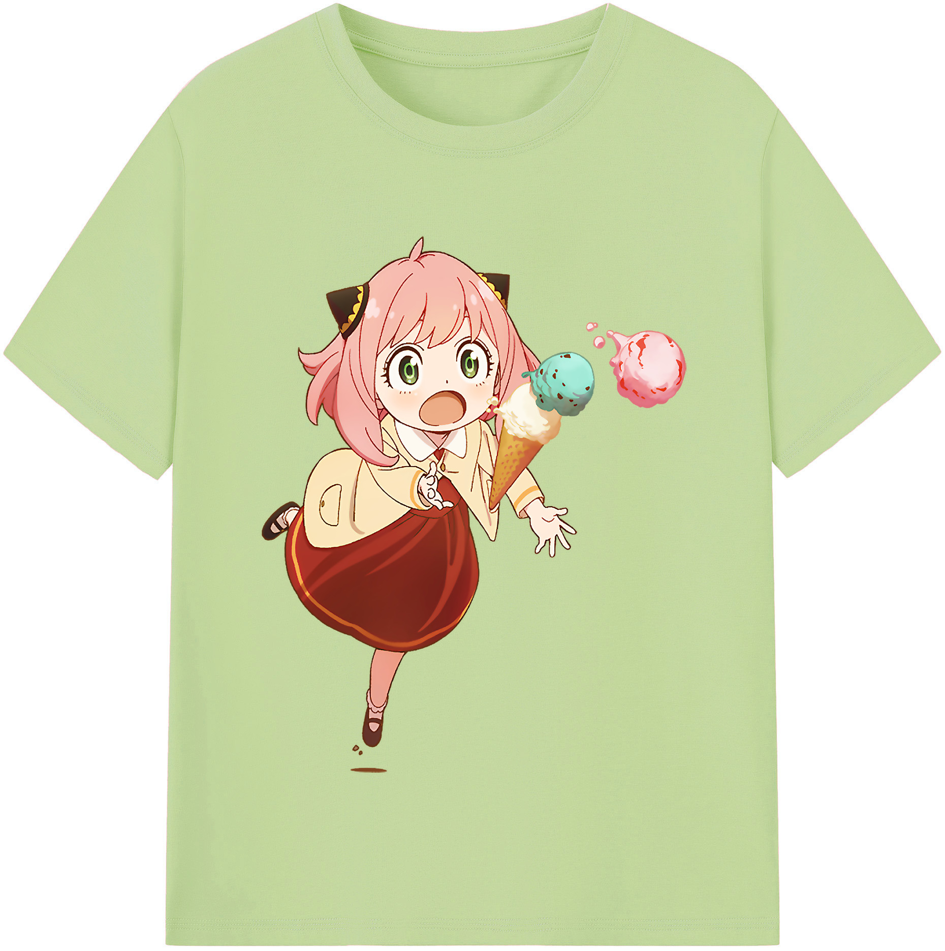 （画像用） SPY×FAMILY间谍家家酒 綿100％半袖Tシャツ（フロントプリント）